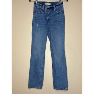 Abercrombie & Fitch Blue Straight Leg Jeans